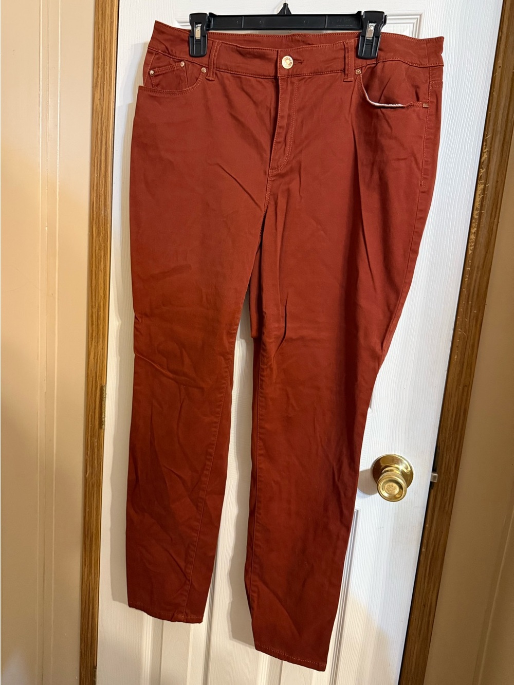 Women’s rust colored jeggings